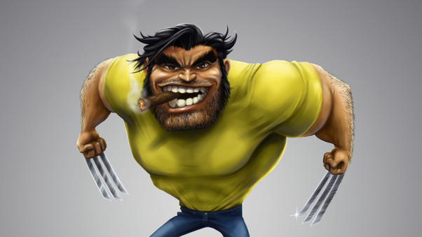 Funky Wolverine Wallpaper