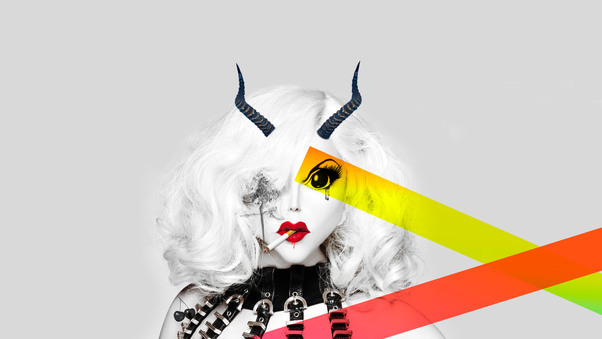 Gaga Devil Women Wallpaper