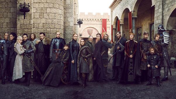 Game Of Thrones Season 8 Full Cast 4k Wallpaper