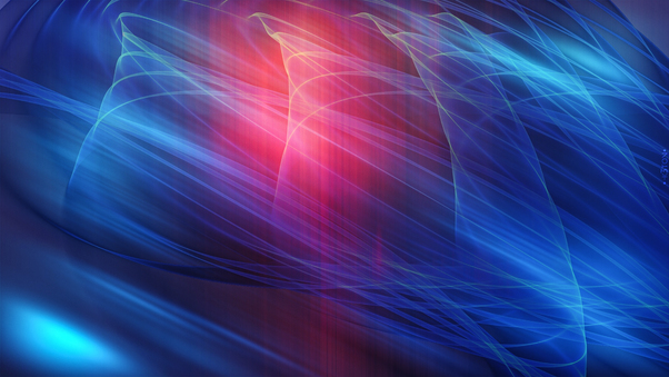 Gases Layers Blue Abstract 4k Wallpaper