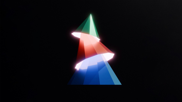 Geometric Cones Oled 5k (1280x720) Resolution Wallpaper