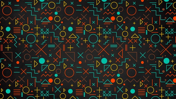 Geometry Shapes Abstract 5k Wallpaper