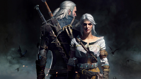 Geralt Ciri The Witcher 3 5k Wallpaper