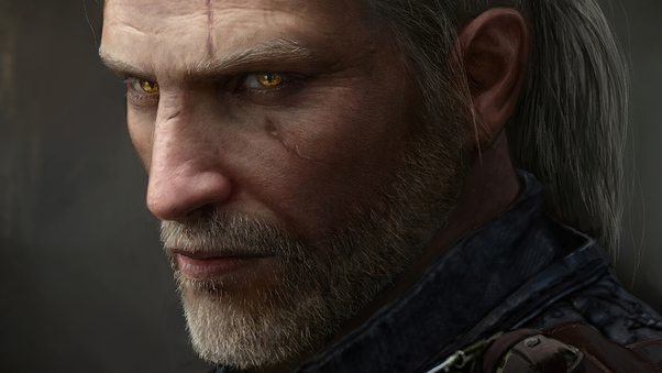 Geralt Of Rivia Witcher 3 Glowing Eyes 4k Wallpaper