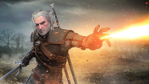 Geralt Of Rivia Witcher 4k Wallpaper