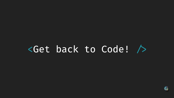 Get Back To Code Wallpaper