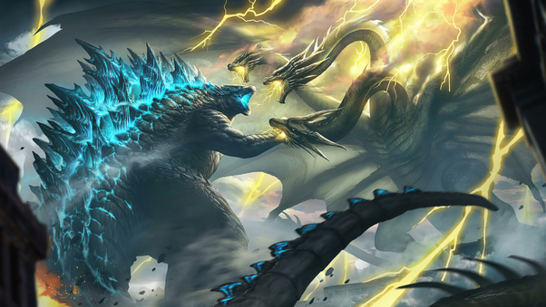 Ghidorah Godzilla King Of The Monsters 4k Wallpaper