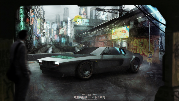 Ghost In The Shell Batous Car Wallpaper