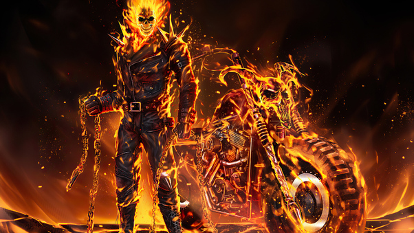 Ghost Rider 2020 Art Wallpaper