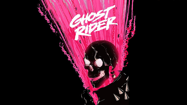 Ghost Rider 2020 Minimal Wallpaper