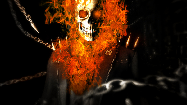 Ghost Rider Art 4k Wallpaper