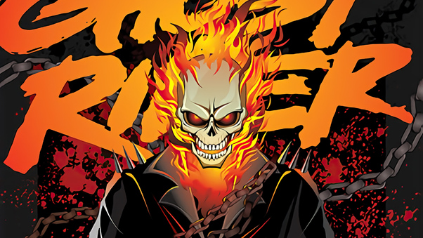 Ghost Rider Comic Poster 4k Wallpaper
