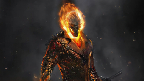 Ghost Rider Concept Art From Multiverse Of Madness Wallpaper