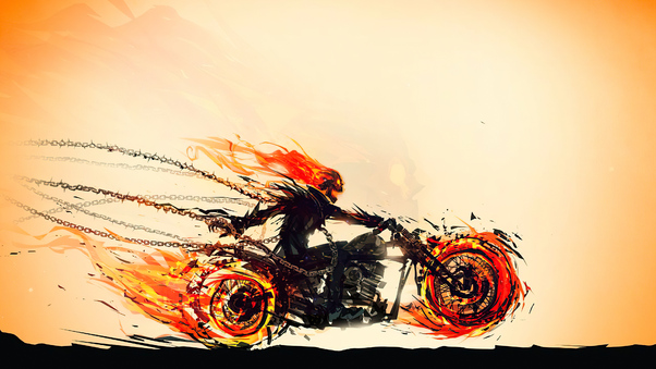 Ghost Rider Hellfire Rider 4k Wallpaper
