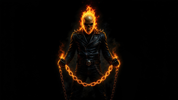 Ghost Rider The Flame That Never Dies (1336x768) Resolution Wallpaper