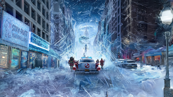 Ghostbusters Frozen Empire Wallpaper