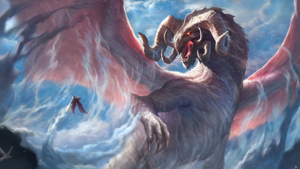Giant Dragon Fantasy Wallpaper