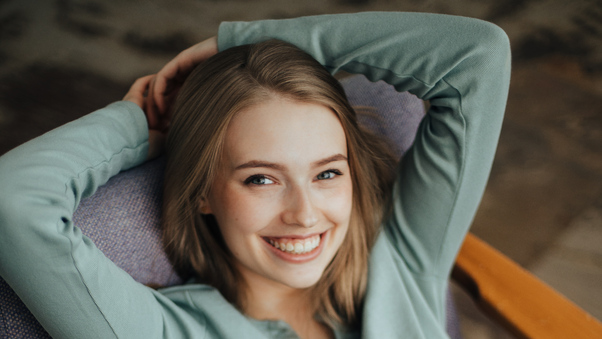 Girl Smiling Cute 5k Wallpaper