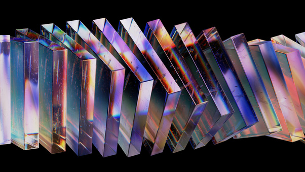 Glass Blocks 3d (3840x2160) Resolution Wallpaper