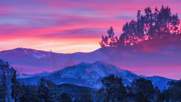 Glenwood Springs Colorado Beautiful Sunset 4k Wallpaper