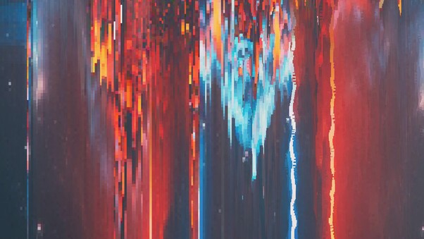 Glitch Pixel Abstract Art 4k Wallpaper
