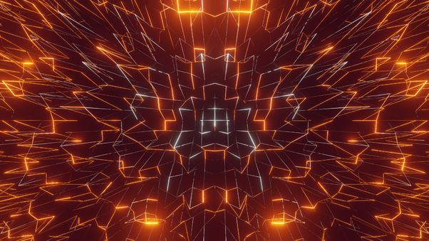 Glowing Lines Abstract 4k Wallpaper