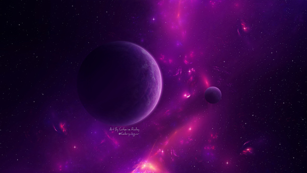 Glowing Nebula 4k Wallpaper