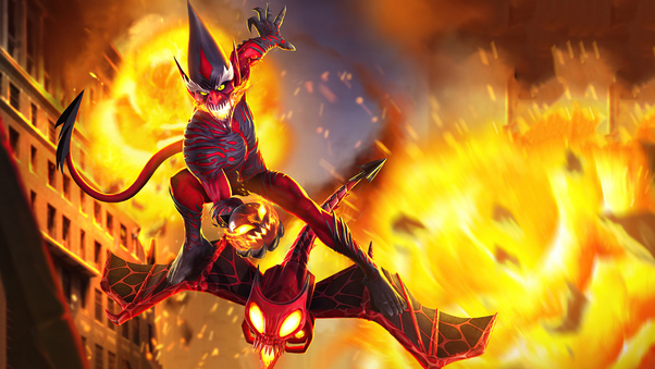 Goblin As Carnage In Marvel Contest Of Champions 4k Wallpaper