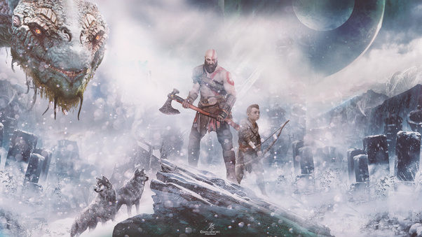 God Of War 4k Wallpaper