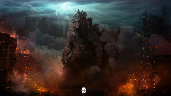 Godzilla Creature Concept 4k Wallpaper