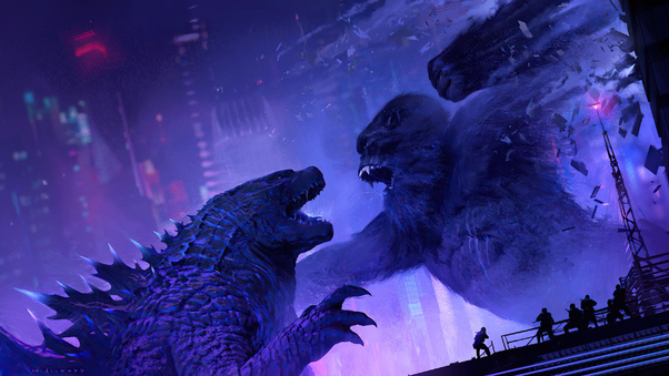 Godzilla V Kong Wallpaper