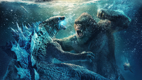 Godzilla Vs Kong Chinese Poster 5k Wallpaper