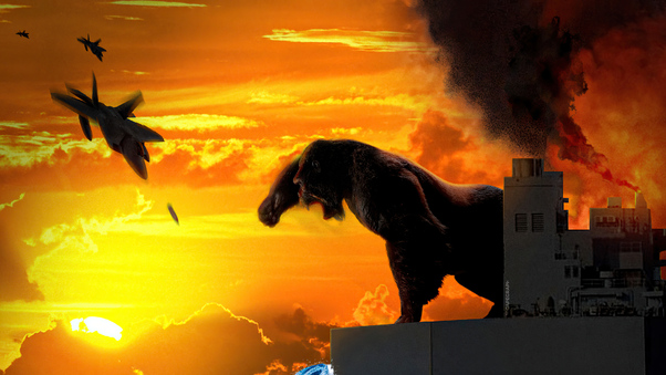 Godzilla Vs Kong Concept Artwork 4k Wallpaper