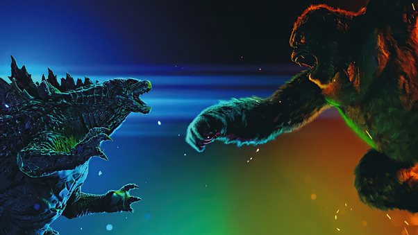 Godzilla Vs Kong Poster Wallpaper
