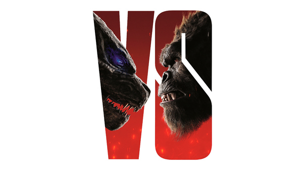 Godzilla Vs Kong White Poster 5k Wallpaper