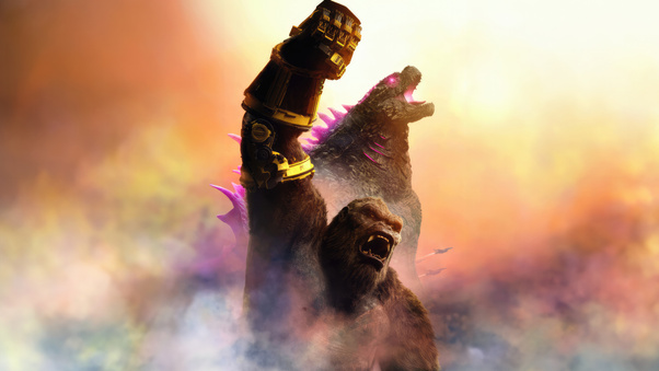 Godzilla X Kong He Ultimate Showdown Wallpaper