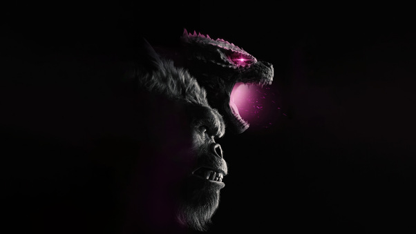 Godzilla X Kong The New Empire 12k Dolby Poster Wallpaper