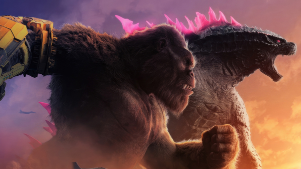 Godzilla X Kong The New Empire 4k Movie Wallpaper