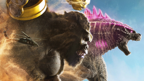 Godzilla X Kong The New Empire 8k Movie Wallpaper