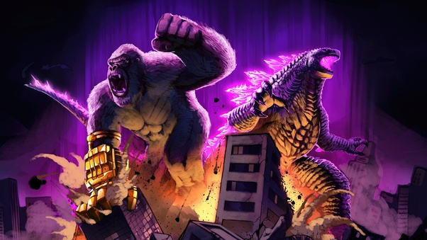 Godzilla X Kong The New Empire Artwork 8k Wallpaper