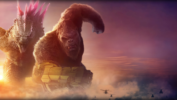 Godzilla X Kong The New Empire New Poster Wallpaper