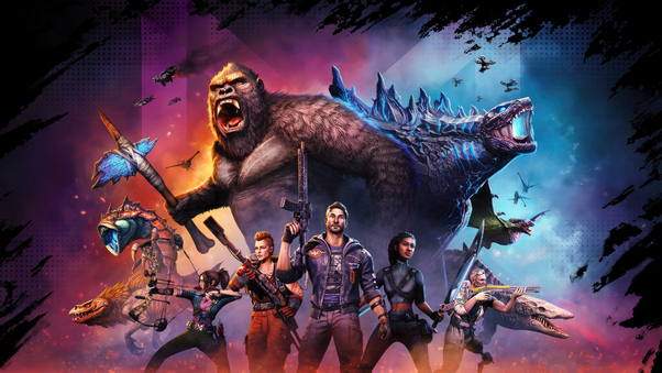 Godzilla X Kong Titan Chasers Game Wallpaper