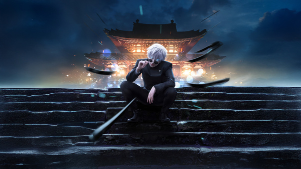 Gojo Satoru 5k Wallpaper