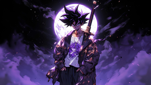 Goku Arrival In The Bleach Universe Wallpaper