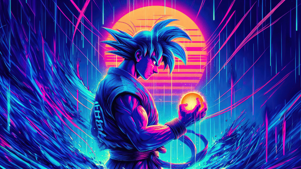 Goku Radiant Super Saiyan Form Wallpaper