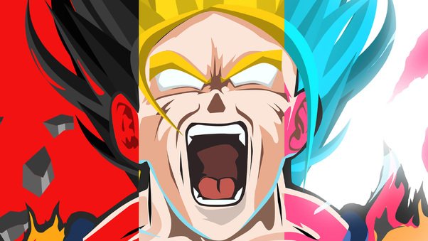 Goku Super Saiyan Anime Art Wallpaper