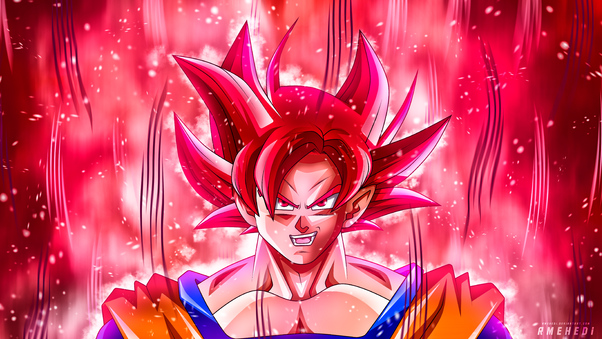 Goku Super Saiyan God 5k Wallpaper