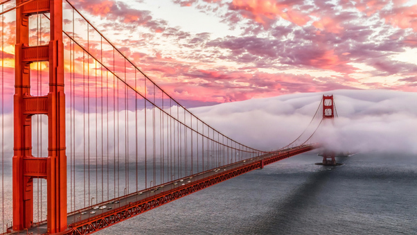 Golden Gate Bridge Morning 4k Wallpaper