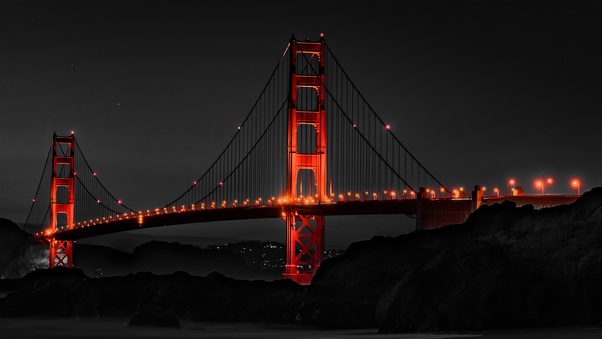 Golden Gate Bridge San Francisco Night Wallpaper