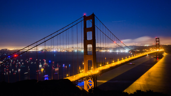 Golden Gate Nights World 5k Wallpaper